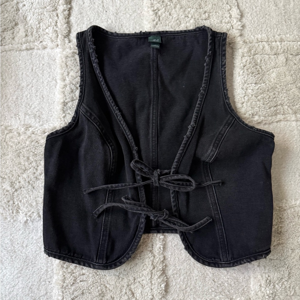 Wild Fable Black Denim Top